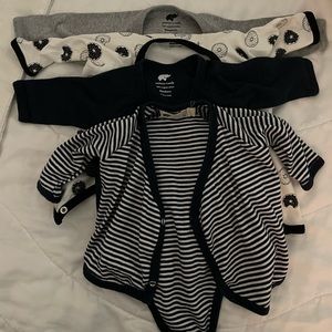 Bundle of 4 Monica and Andy Kimono Onesies